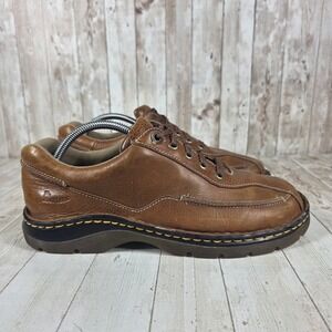 Dr Martens Mens Brown Leather Lace Up Casual Shoes Size 10